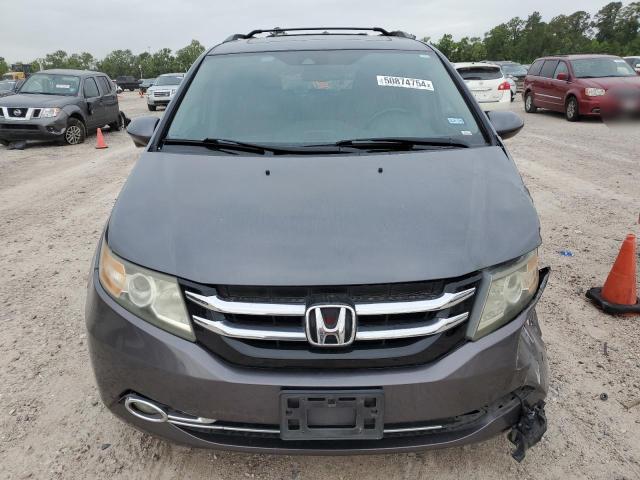 5FNRL5H61EB080566 - 2014 HONDA ODYSSEY EXL GRAY photo 5