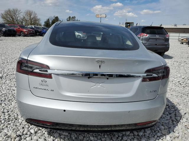 5YJSA1E25GF142104 - 2016 TESLA MODEL S SILVER photo 6