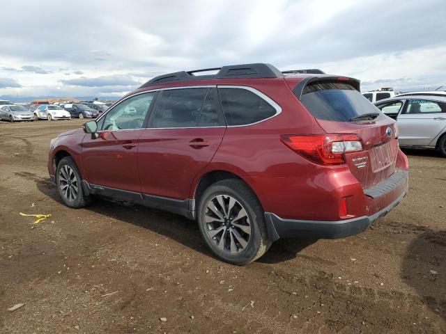 4S4BSAJCXF3324089 - 2015 SUBARU OUTBACK 2.5I LIMITED RED photo 2