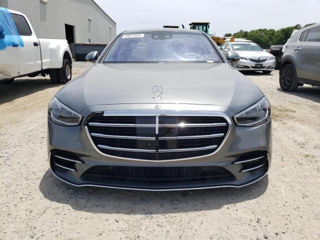 W1K6G7GB5NA071336 - 2022 MERCEDES-BENZ S 580 4MATIC GRAY photo 5