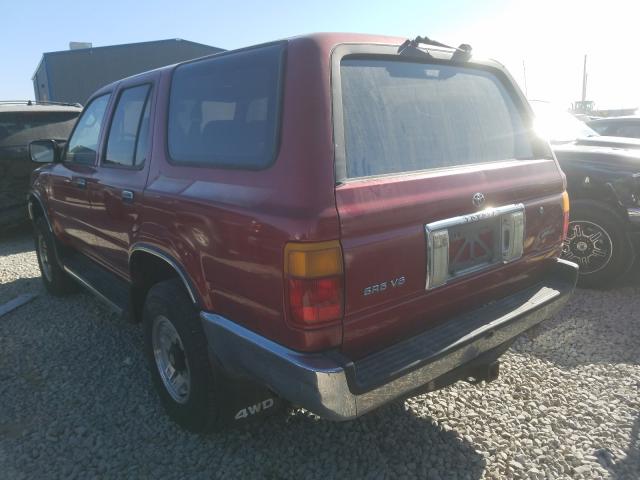 JT3VN39W4P0114582 - 1993 TOYOTA 4RUNNER VN39 SR5 RED photo 3