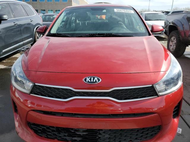 3KPA24AD6LE296726 - 2020 KIA RIO LX RED photo 5