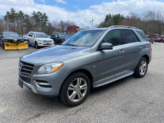 4JGDA5HB7CA012092 - 2012 MERCEDES-BENZ ML 350 4MATIC GRAY photo 3