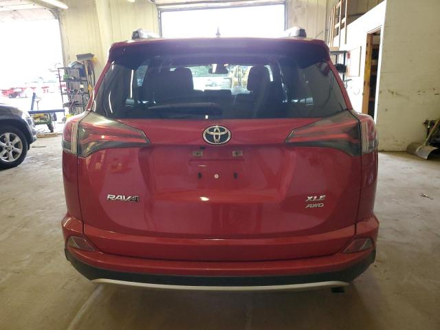 JTMRFREV6GJ067835 - 2016 TOYOTA RAV4 XLE RED photo 6