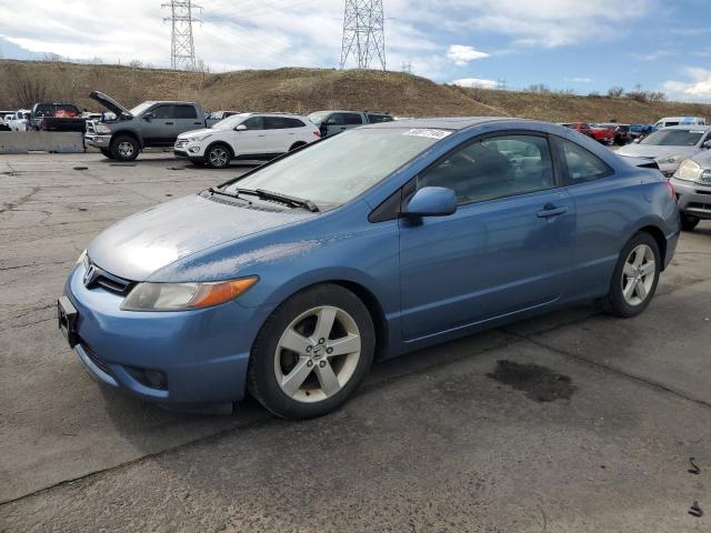 2HGFG12857H512276 - 2007 HONDA CIVIC EX BLUE photo 1