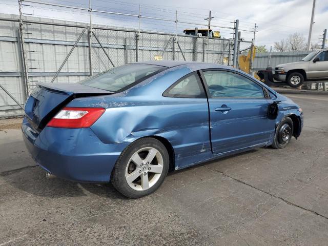 2HGFG12857H512276 - 2007 HONDA CIVIC EX BLUE photo 3