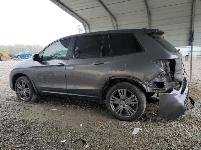 5FNYF7H54MB000620 - 2021 HONDA PASSPORT EXL GRAY photo 2