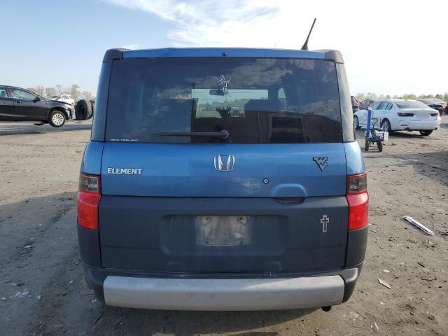 5J6YH28386L010279 - 2006 HONDA ELEMENT LX BLUE photo 6