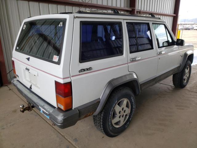 1J4FJ58S3ML601153 - 1991 JEEP CHEROKEE LAREDO WHITE photo 3