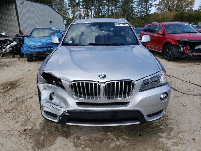 5UXWX9C53D0A11938 - 2013 BMW X3 XDRIVE28I SILVER photo 5