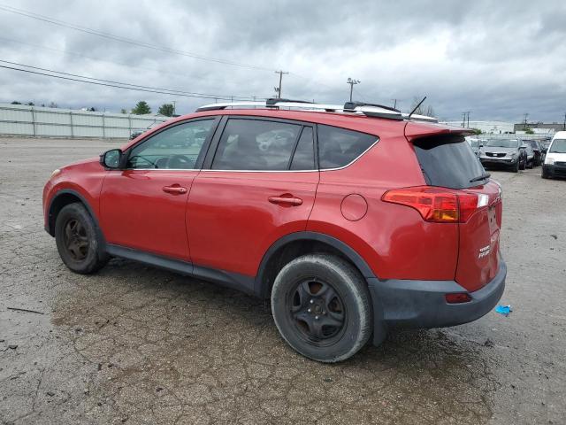 2T3BFREV5DW055772 - 2013 TOYOTA RAV4 LE RED photo 2