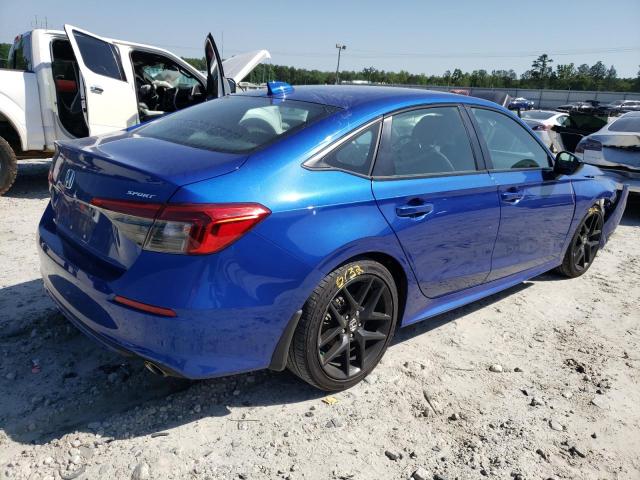 2HGFE2F57NH556465 - 2022 HONDA CIVIC SPORT 蓝色 照片 3