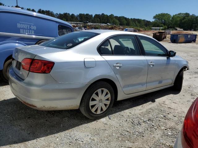 3VW2K7AJ4EM250295 - 2014 VOLKSWAGEN JETTA BASE Արծաթագույն լուսանկար 3