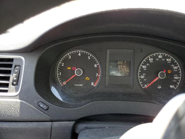 3VW2K7AJ4EM250295 - 2014 VOLKSWAGEN JETTA BASE Արծաթագույն լուսանկար 9