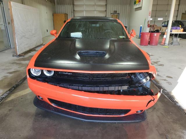 2C3CDZFJXMH631186 - 2021 DODGE CHALLENGER R/T SCAT PACK ORANGE photo 5