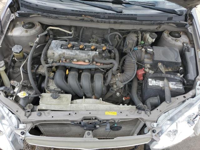 2T1BR32E04C246034 - 2004 TOYOTA COROLLA CE GRAY photo 11