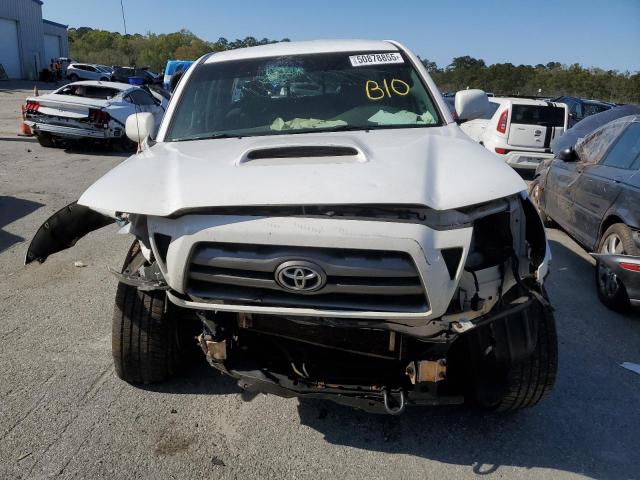 5TEJU4GN9AZ691581 - 2010 TOYOTA TACOMA DOUBLE CAB PRERUNNER WHITE photo 5