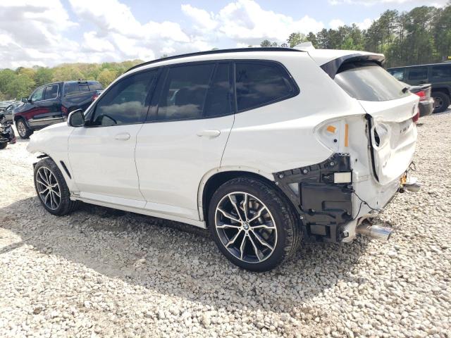 5UXTY3C09M9G62309 - 2021 BMW X3 SDRIVE30I WHITE photo 2