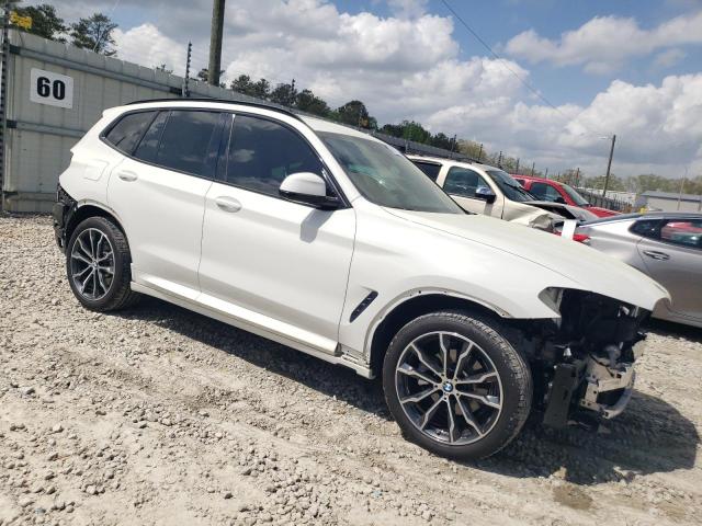 5UXTY3C09M9G62309 - 2021 BMW X3 SDRIVE30I WHITE photo 4
