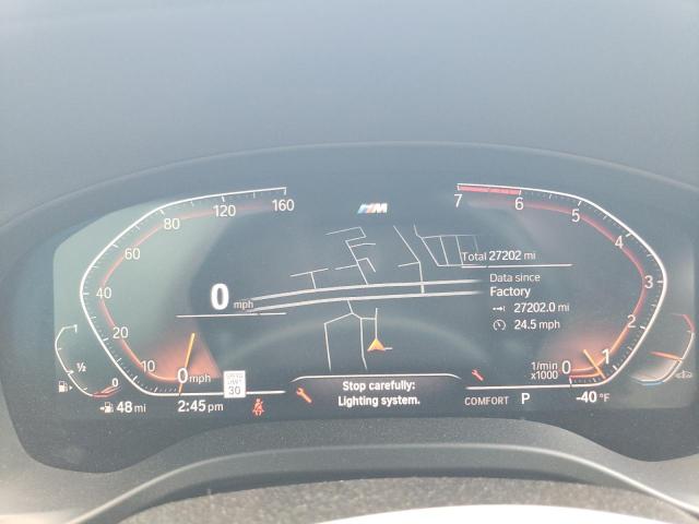 5UXTY3C09M9G62309 - 2021 BMW X3 SDRIVE30I WHITE photo 9