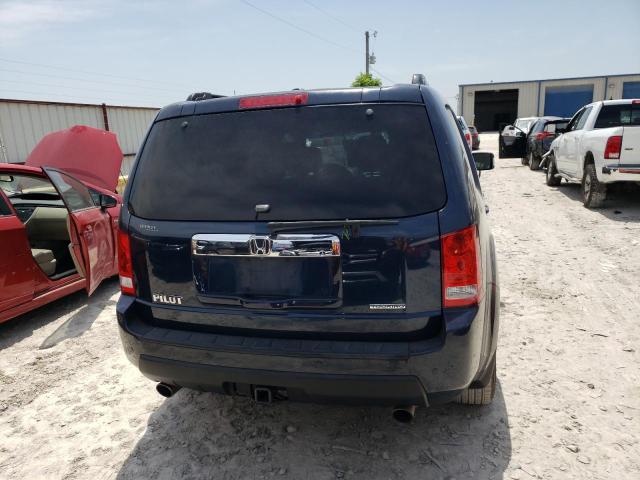 5FNYF3H88AB003826 - 2010 HONDA PILOT TOURING BLUE photo 6