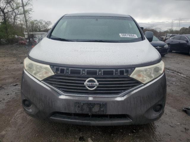 JN8AE2KP5C9035875 - 2012 NISSAN QUEST S GRAY photo 5