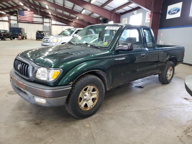 5TEVL52N51Z736663 - 2001 TOYOTA TACOMA XTRACAB GREEN photo 1