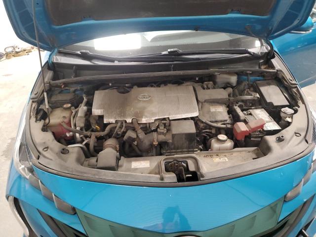 JTDKARFP4H3055575 - 2017 TOYOTA PRIUS PRIM BLUE photo 11