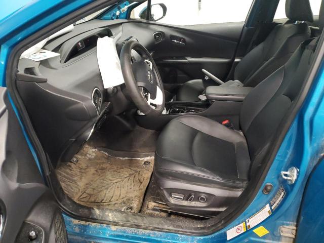 JTDKARFP4H3055575 - 2017 TOYOTA PRIUS PRIM BLUE photo 7