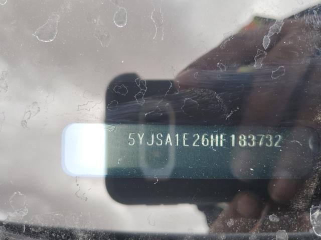 5YJSA1E26HF183732 - 2017 TESLA MODEL S Սպիտակ լուսանկար 12