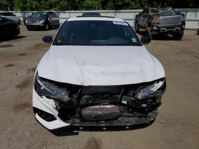 KMHLR4AF6NU313370 - 2022 HYUNDAI ELANTRA N LINE WHITE photo 5