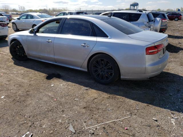 WAU44AFDXJN000286 - 2018 AUDI A8 L QUATTRO GRAY photo 2