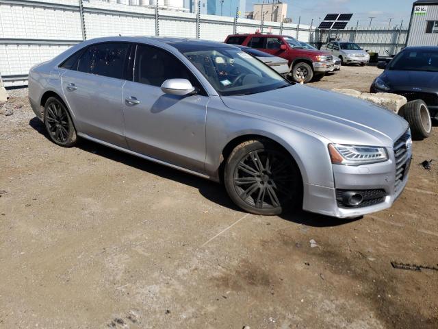 WAU44AFDXJN000286 - 2018 AUDI A8 L QUATTRO GRAY photo 4