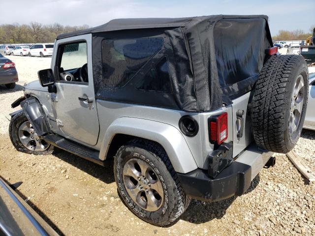 1J4FA54198L567271 - 2008 JEEP WRANGLER SAHARA SILVER photo 2