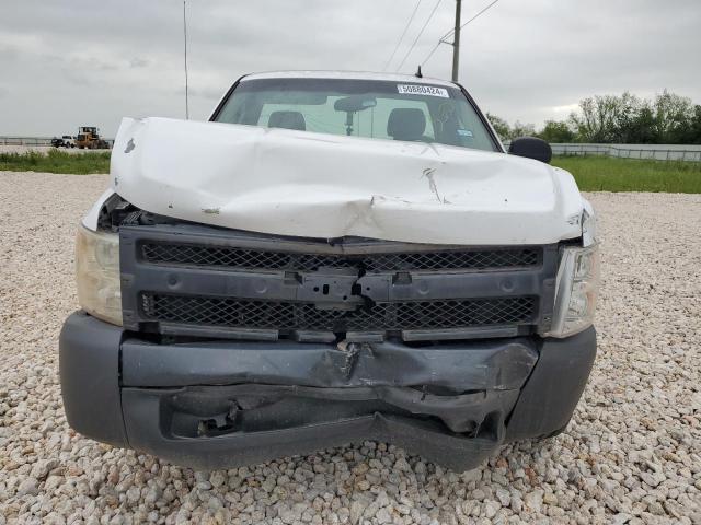 1GCEC14X87Z645446 - 2007 CHEVROLET SILVERADO C1500 CLASSIC WHITE photo 5