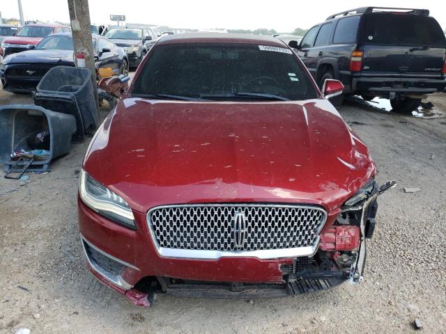 3LN6L5E95HR637950 - 2017 LINCOLN MKZ RESERVE წითელი ფოტო 5
