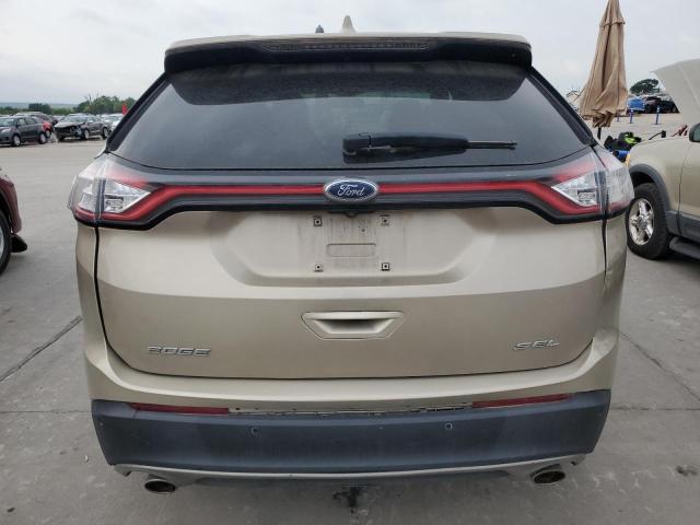 2FMPK3J87HBB40633 - 2017 FORD EDGE SEL GOLD photo 6