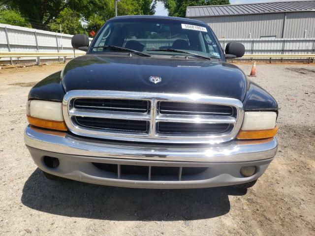 1B7GL2AN6YS671426 - 2000 DODGE DAKOTA QUAD BLACK photo 5