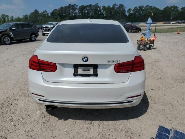 WBA8B9G55JNV00501 - 2018 BMW 330 I WHITE photo 6