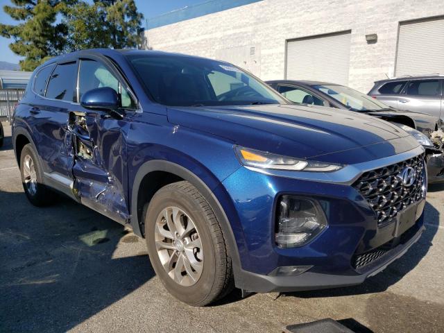 5NMS33AD5KH010979 - 2019 HYUNDAI SANTA FE SEL BLUE photo 4