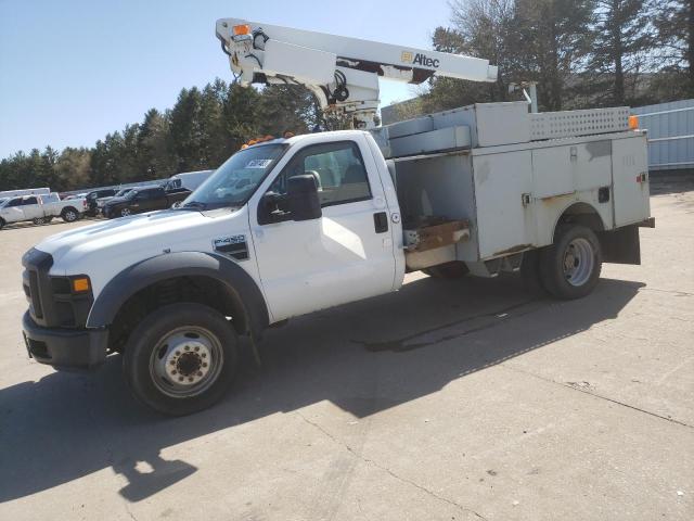 1FD4F46Y18EA84389 - 2008 FORD F450 SUPER DUTY WHITE photo 1