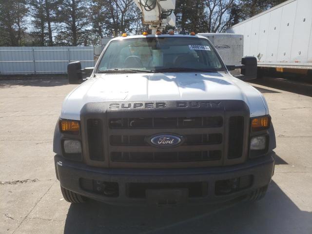 1FD4F46Y18EA84389 - 2008 FORD F450 SUPER DUTY WHITE photo 5