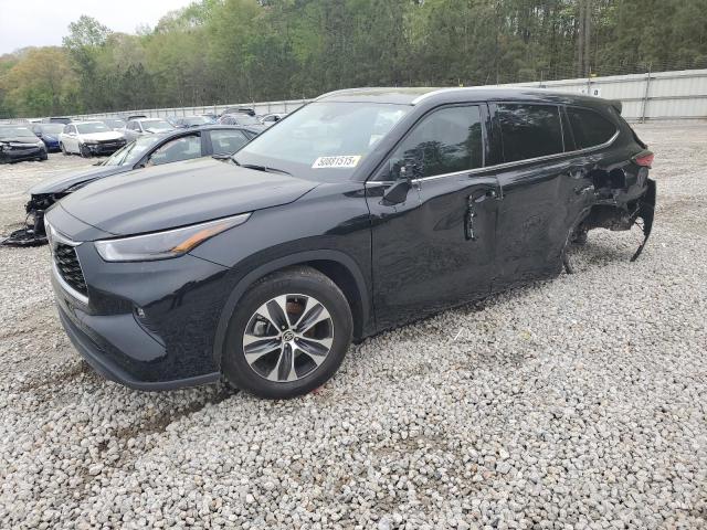5TDHZRAH5NS555449 - 2022 TOYOTA HIGHLANDER XLE BLACK photo 1