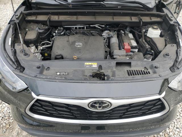 5TDHZRAH5NS555449 - 2022 TOYOTA HIGHLANDER XLE BLACK photo 12