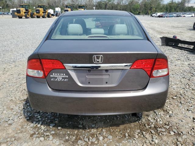 19XFA1F81BE039054 - 2011 HONDA CIVIC EX GRAY photo 6
