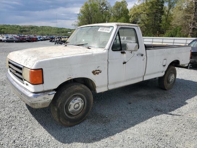 1FTHF25H7KNB12750 - 1989 FORD F250 WHITE photo 1