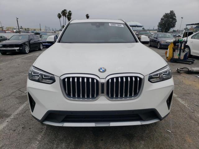 5UX43DP05N9K92428 - 2022 BMW X3 SDRIVE30I WHITE photo 5