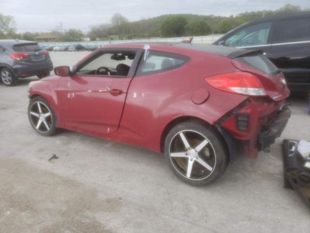 KMHTC6AD1DU087054 - 2013 HYUNDAI VELOSTER RED photo 2