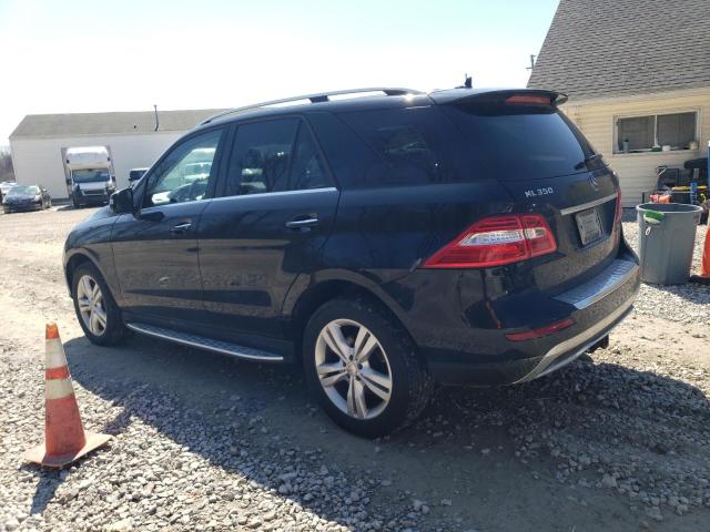 4JGDA5HB3DA210184 - 2013 MERCEDES-BENZ ML 350 4MATIC BLACK photo 2