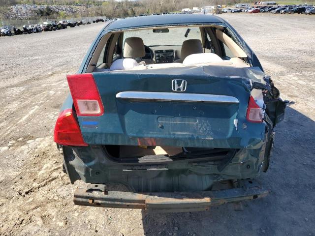 2HGES25702H536741 - 2002 HONDA CIVIC EX GREEN photo 6